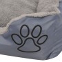 Cama para perro con cojín acolchado talla XL gris de vidaXL, Camas para perros - Ref: Foro24-170416, Precio: 46,27 €, Descuen...