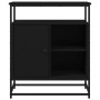 Aparador de madera de ingeniería negro 69x35x80 cm de , Aparadores - Ref: Foro24-835544, Precio: 73,07 €, Descuento: %