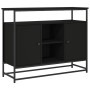 Aparador de madera de ingeniería negro 100x35x80 cm de , Aparadores - Ref: Foro24-835539, Precio: 108,94 €, Descuento: %