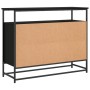 Aparador de madera de ingeniería negro 100x35x80 cm de , Aparadores - Ref: Foro24-835539, Precio: 108,94 €, Descuento: %