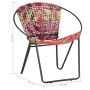 Multicolour fabric circular chindi chair by , Armchairs - Ref: Foro24-286609, Price: 157,36 €, Discount: %