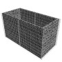 Gabion steel flowerbed silver 180x90x100 cm by vidaXL, Pots and planters - Ref: Foro24-142366, Price: 124,65 €, Discount: %