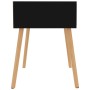 Mesita de noche madera de ingeniería negra 40x40x56 cm de vidaXL, Mesitas de noche - Ref: Foro24-326797, Precio: 49,32 €, Des...