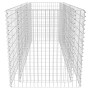 Gabion steel flowerbed silver 180x90x100 cm by vidaXL, Pots and planters - Ref: Foro24-142366, Price: 124,65 €, Discount: %