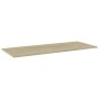 Shelf shelf 4 units Sonoma oak plywood 100x40x1.5cm by , Shelves - Ref: Foro24-805413, Price: 45,94 €, Discount: %