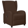 Brown synthetic leather reclining electric wing chair by , Armchairs - Ref: Foro24-3098951, Price: 223,95 €, Discount: %