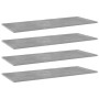 Shelf for shelving unit 4 pcs gray wood concrete 100x40x1.5cm by , Shelves - Ref: Foro24-805414, Price: 45,94 €, Discount: %