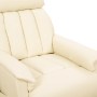 Cream synthetic leather lifting massage chair by , Electric massage chairs - Ref: Foro24-3093235, Price: 250,42 €, Discount: %