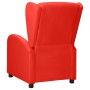 Sillón orejero eléctrico reclinable cuero sintético rojo de , Sillones - Ref: Foro24-3098954, Precio: 213,99 €, Descuento: %