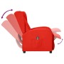 Sillón orejero eléctrico reclinable cuero sintético rojo de , Sillones - Ref: Foro24-3098954, Precio: 213,99 €, Descuento: %