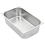 Gastronorm trays 2 units GN 1/1 150 mm stainless steel by , Buckets for steam tables - Ref: Foro24-50882, Price: 56,63 €, Dis...