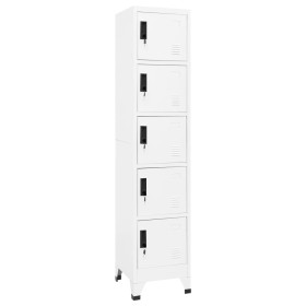 White steel locker 38x40x180 cm by , Lockers and storage cabinets - Ref: Foro24-339788, Price: 203,29 €, Discount: %