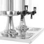 Double stainless steel juice dispenser 2 x 8 L by , Beverage dispensers - Ref: Foro24-50532, Price: 155,13 €, Discount: %