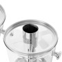 Double stainless steel juice dispenser 2 x 8 L by , Beverage dispensers - Ref: Foro24-50532, Price: 155,13 €, Discount: %