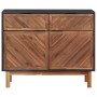 Sideboard aus massivem Akazienholz und MDF, 90 x 33,5 x 75 cm von , Sideboards - Ref: Foro24-289902, Preis: 285,81 €, Rabatt: %