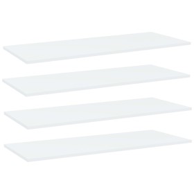 Shelves for shelving 4 units white plywood 100x40x1.5cm by , Shelves - Ref: Foro24-805410, Price: 49,99 €, Discount: %