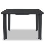 Mesa de jardín plástico gris antracita 101x68x72 cm de vidaXL, Mesas de jardín - Ref: Foro24-43594, Precio: 75,08 €, Descuent...