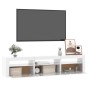 TV-Schrank mit strahlend weißen LED-Leuchten 180x35x40 cm von , TV-Möbel - Ref: Foro24-3152758, Preis: 167,55 €, Rabatt: %