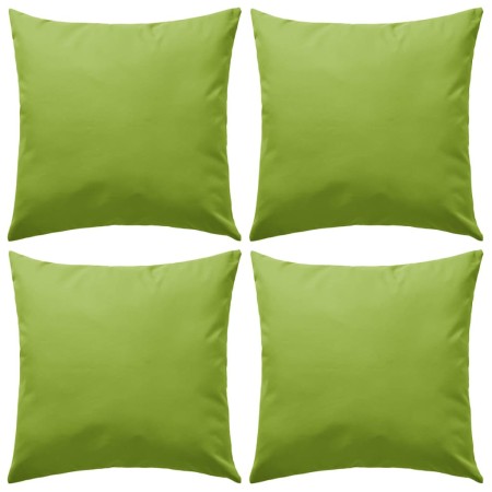 Outdoor cushions 45x45 cm apple green 4 units by vidaXL, Cushions - Ref: Foro24-132291, Price: 49,99 €, Discount: %