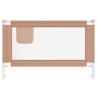 Safety rail for child's bed gray taupe fabric 120x25 cm by , Safety railings - Ref: Foro24-10218, Price: 37,58 €, Discount: %