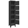 Anthracite gray steel locker 38x40x180 cm by , Lockers and storage cabinets - Ref: Foro24-339791, Price: 152,99 €, Discount: %