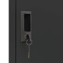 Anthracite gray steel locker 38x40x180 cm by , Lockers and storage cabinets - Ref: Foro24-339791, Price: 152,99 €, Discount: %