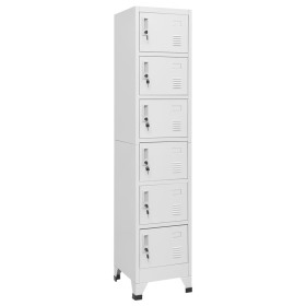 Light gray steel locker 38x40x180 cm by , Lockers and storage cabinets - Ref: Foro24-339793, Price: 220,32 €, Discount: %