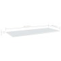 Estante para estantería 4 uds madera blanco brillo 100x40x1,5cm de , Estanterías - Ref: Foro24-805415, Precio: 63,95 €, Descu...