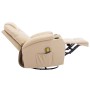 Cream Synthetic Leather Rocking Massage Chair by , Electric massage chairs - Ref: Foro24-246637, Price: 563,99 €, Discount: %