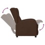 Sillón orejero reclinable de cuero sintético marrón de , Sillones - Ref: Foro24-342327, Precio: 173,13 €, Descuento: %