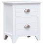 Nightstands with 2 drawers 2 units white by vidaXL, Nightstands - Ref: Foro24-242043, Price: 118,34 €, Discount: %