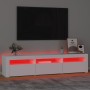 TV cabinet with white LED lights 180x35x40 cm by , TV Furniture - Ref: Foro24-3152754, Price: 121,59 €, Discount: %