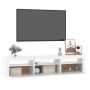 TV cabinet with white LED lights 180x35x40 cm by , TV Furniture - Ref: Foro24-3152754, Price: 121,59 €, Discount: %