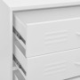 White steel drawer cabinet 80x35x101.5 cm by , Drawers - Ref: Foro24-336206, Price: 226,75 €, Discount: %