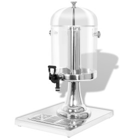 8 L stainless steel juice dispenser by , Beverage dispensers - Ref: Foro24-50531, Price: 101,99 €, Discount: %