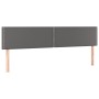 Headboards 2 units of gray synthetic leather 90x5x78/88cm by , Headboards and footboards - Ref: Foro24-345976, Price: 72,06 €...