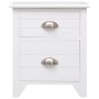 Nightstands with 2 drawers 2 units white by vidaXL, Nightstands - Ref: Foro24-242043, Price: 118,34 €, Discount: %