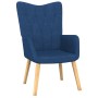 Relaxsessel mit Fußstütze aus blauem Stoff von , Sessel - Ref: Foro24-327538, Preis: 138,45 €, Rabatt: %