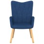 Relaxsessel mit Fußstütze aus blauem Stoff von , Sessel - Ref: Foro24-327538, Preis: 138,45 €, Rabatt: %