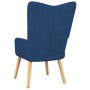 Relaxsessel mit Fußstütze aus blauem Stoff von , Sessel - Ref: Foro24-327538, Preis: 138,45 €, Rabatt: %