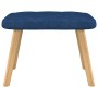 Silla de relajación con reposapiés tela azul de , Sillones - Ref: Foro24-327538, Precio: 138,99 €, Descuento: %