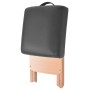 Folding massage stool 12 cm thick and 2 heads black by vidaXL, massage chairs - Ref: Foro24-110147, Price: 74,15 €, Discount: %