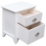 Nightstands with 2 drawers 2 units white by vidaXL, Nightstands - Ref: Foro24-242043, Price: 118,34 €, Discount: %