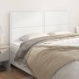 Headboards 4 units of white synthetic leather 80x5x78/88 cm by , Headboards and footboards - Ref: Foro24-3116289, Price: 127,...