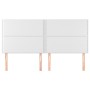 Headboards 4 units of white synthetic leather 80x5x78/88 cm by , Headboards and footboards - Ref: Foro24-3116289, Price: 127,...