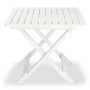 Folding garden bistro table and chairs 3 pieces white plastic by vidaXL, Garden sets - Ref: Foro24-43581, Price: 134,93 €, Di...