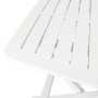 Folding garden bistro table and chairs 3 pieces white plastic by vidaXL, Garden sets - Ref: Foro24-43581, Price: 134,93 €, Di...