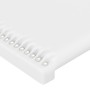 Cabecero con LED cuero sintético blanco 163x16x78/88 cm de , Cabeceros y pies de cama - Ref: Foro24-3123193, Precio: 84,26 €,...