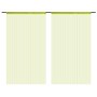 Cortinas de flecos 2 piezas 100x250 cm verde de vidaXL, Cortinas y visillos - Ref: Foro24-132412, Precio: 19,00 €, Descuento: %