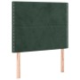 Cama box spring con colchón terciopelo verde oscuro 90x190 cm de , Camas y somieres - Ref: Foro24-3129126, Precio: 357,99 €, ...